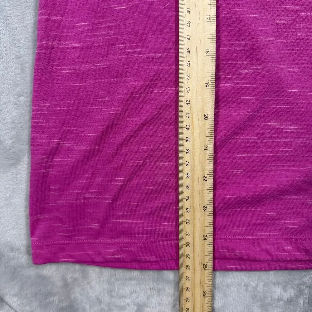 Nike Dri-FIT Womens Medium Pink Heather Athletic Tank Top Running Workout